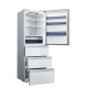 Puerta de vidrio blanco múltiple SIEMENS 406L, puerta única, refrigerador de tres cajones, eficiencia energética de primera clase 655*668*1895 BCD-406W (KF52AA620C) BCD-406W (KF52AA620C)