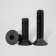 
Sakura 10.9-level high-strength hexagon screw black countersink flat head screw flat cup bolt screw DIN7991 M3*12200 full teeth