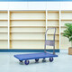Stille Trolley mit 5 Rädern, Flachbettlastwagen, Ladung, großen Rädern, faltbarem Haushalt tragbarer Warehouse 13565 (Ladung 800 Jin [Jin ist gleich 0,5 kg]) Super Stummes Handläufe