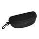 Car glasses box for men convenient anti-pressure sunglasses box zipper hook portable personalized men and women storage bag windproof goggles - 1 glasses box + 1 glasses cloth No Specifications