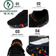 Zapatos para hombres de Woodpecker para otoño transpirable 2025 zapatos nuevos calcetines de calcetines modernos zapatos casuales calcetines pareja liviana para zapatos deportivos camuflage 7022 más terciopelo 35
