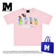 Medm2025SS Spring T-Shirt Letter Trendy Marke Bunte Graffiti-INS Kontrastierende Sommer-Sommer-Druck loser Hip-Hop-Paar schwarzer DDM854 m (Empfohlen 100-130jin [Jin ist gleich 0,5 kg])