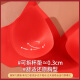 CK红色内衣套装女无痕大胸显小胸聚拢结婚新娘背心式龙本命年文胸罩 本命红红+本命红(S391+S3892件 M (75A/75B/75C)