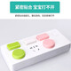 LNGA LANDGRE socket protective cover child safety protection baby anti-touch power switch protective cover plug plug socket safety plug socket protective cover - pure white 12 pieces 6 three holes + 6 two holes
