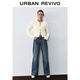 
UR[HOT]2025 Autumn New Women's Casual Retro Washed Cotton Denim Pants UWH850081 Blue 27