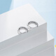 Trendy Acer Minimalist Platinum Earrings Women's Earrings for Girlfriend's Birthday Gift Priced at RMB 100 per piece Single Model Approximately 0.95g