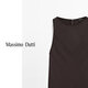 
Massimo Dutti autumn new product 2025 women's old-fashioned style exquisite light luxury long satin halter neck dress 06685530 Chocolate S (CN 170/88A)