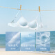 URAS 25 Nuevo 25 años Nuevo sizese Sithing Cool Breeze Nuevo cómodo cómodo frío Respirado Fine Fine Singless And Buder Brawer Avisador de avena Color de tamaño simple Versión regular (A-C Copa/100-130Jin [Jin equivale a 0.5 kg])