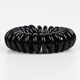 Jiaoxuefei telephone cord hair ties small size 20 black rubber bands for hair high elastic hair ties hair rope headband