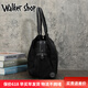 Bolsa de viaje de Walker Shop [cuero de vaca de primera capa seleccionado] Nuevo nylon de agua oxford de nylon manch