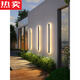 Huikeying Shang Germany imported quality wall lamp waterproof aisle stair light long wall lamp outdoor balcony lamp door villa courtyard 9227-rainproof model 9227-30c-neutral light-12w