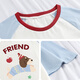 Hanziduo Cartoon Dachshund Hund Welpe dreiteils Set Paar Pyjamas Frauen Sommer kurzärmelige Shorts Frühling und Herbst reine Baumwollhose Herren Hauskleidung Z3897 Herren Ice Silk Style XL