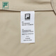 Fila Official Women's Woven Top 2025 Herbst Neuer Golfsport lose Kurzärmeljacke Militär Khaki-Lk S 160/80A/S