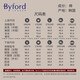 BYFORD men's autumn clothes and trousers cotton counter knitted thermal underwear set long sleeve base men's red MW8826846 MW8846-top-white-thick XL