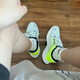 Nike (NIKE) NikeQUEST4 5 men's road running shoes breathable lightweight cushioning sports mesh DA1105-003 DA1105-003 gray green (men) collection 1 35.5 counter genuine support b