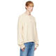 The Row Light Luxury Men's Beige GRETO Henley Ivory 20 | XL