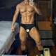 Men's thongs can be worn when going out, men's stuffed men's maid costume sexy underwear, men's and women's butt-covering skirt, black - men's and women's cos clothing fake 0-girl gay M size
