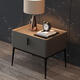 YouGuan Nightclub moderne einfache installationsfreie leichte luxuriöse fühle massive Holz im Internet Promi Nachtkabine Schlafzimmer Vorlageschrank 8009# Khaki 9761 50x40x48cm