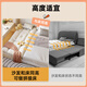 顾屋沙发床单双人折叠两用2025新款小户型伸缩折叠床窄网红云朵可当床 【海绵版】猫抓皮 宽0.7米高级黑