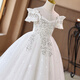 
Anneyol (Anneyol) princess dress girl dress flower child wedding white catwalk high-end performance costume children's performance costume white 140