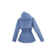 Kolon Sportkolon Sport Commentaire Couleur solide extérieur sport décontracté veste à capuche à capuche pour femmes taupe gr m