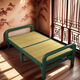 
Qinkai iron frame bamboo marching bed folding single bed integrated lunch bed bamboo board bed bamboo bed cool single double bed stable practical 192 length * 95 width-16851