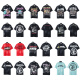 
WALKING BEAUTY Cross-border Wholesale Beauty Trend Hell Hell Star T-Shirt Print Pure Cotton Men and Women Summer Loose Short Sleeve T-Shirt 3895 Washing Black S