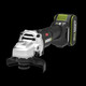 Yonghuan Wax Lithium Battery Brushless Angle Grinder WU806 Charging High Power Electric Cutting Grinding Polishing Machine WU806+WU3886.0 Double Electric + Fast Charging