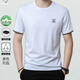 
FALAMONE high-end fashion brand summer short-sleeved T-shirt for men high-end ice silk half-sleeved men's top T-shirt Black DYHF-13067 L 170 [suitable for weight 120-135 Jin [Jin equals 0.5 kg]]