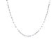 CHINA GOLD PT950 Platinum Lips Chain for Men and Women Fashionable Simple Style Platinum Necklace Plain Chain Birthday Gift Platinum Lips Chain About 1.5g
