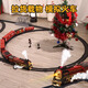 Strange New Year's Day Gift Children's Steam Train Toys 8 Small Gifts 5 Practical 3 Kindergarten 6 Years Eve Gift Box On the Floor Christmas Train [Upgrade Smoking] Oval Track