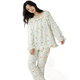 
Cat man [with breast pad] Women's pajamas for women cloud cotton cartoon print sweet princess style home clothes 25 years new product