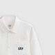 Gapu same style for boys and girls, new autumn embroidered logo cotton long-sleeved shirt 805307