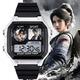 
Jianlai watch peripheral Chen Ping An Ning Yao Qi Jingchun watch waterproof electronic watch small square alarm clock chronograph [Stylish silver black] D11976 electronic watch [Imported movement + super long standby] Gift box
