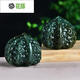 Flower Dolphin Hetian jade hand-held pieces, green jade walnut pieces, jade ornaments, holiday gifts for elders, one-color blue model QZM7027i
