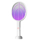 2025 New Electric Mosquito Swatter Rechargeable Home Power Grid Mosquito Killer Lamp Two-in-One Mosquito Repellent God 904 Dual Grid Standard Version Automatic Mosquito Trap Free Fast Charging Cable + Base_Zai