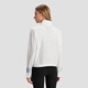 Descente Womensstudio Serie Stand Collar Textur gewebte Top Jacke Frauenstil LB-Light Blue L.