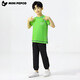 Pig Banner Children's Summer Sports T-shirt à manches courtes pour garçons et filles à séchage