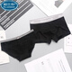 Palando 2025 new couple underwear pure cotton sexy one man and one woman cute pure luxury couple double lingerie set gray 2-pack men L+ women M single size