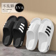 Yao Wanxi slippers for men wear summer 2025 new indoor home bathroom anti-slip thick-soled eva sandals for men stomping black 36 -3735-36