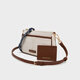CHARLES&KEITH25夏季新品链条绳结包挂小方包腋下包CK2-20271647 Taupe Canvas米色/灰褐色 S