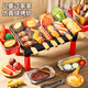
Xidic mini kitchen kids barbecue grill house kitchen toys girls cooking skewers 3-6th birthday gift