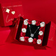 Fanci (Fanci) Three-second heartbeat necklace for women's clavicle chain for girls' birthday gifts for senior feeling anniversary adults send girlfriends to girlfriends True love rose gift box [lightning delivery]
