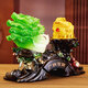 
Tongque Tianjiao Dacai Jinchan Qiang ornaments Xindian Company Office Opening Daji Gift High-end Gift Housewarming Gift Green Jade Color B Style