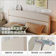 Lin's Home Bedroom Bed 1.5*2.0 Single Bed Modern Simple Small Apartment Full Side Bed Square Man Series RG2A