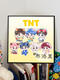 Sweet Miaomiao Q version TNT era youth group peripheral digital oil painting IY hand-painted fill color acrylic oil color decorative painting LL14222 acrylic paint + professional oil canvas + multiple professional paintings