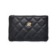Känguru (Känguru) Kurzer Brieftasche für Frauen in INS Student Diamond Fashion kleiner duftender Münzen Brieftasche Clutch Reißverschluss Kartentasche Schwarz schwarz
