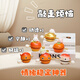 Clcey Creative Small Fish Fish Cartoon Work Work Station Office Office Décompression et stabilité émotionnelle Artefact Hits Children's Child Resin Version-Koi [Red amélioré]