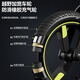 ZINB ANG Children 1-3-6 years old without pedal balance bike for men and women babies and children bicycle slippery stroller scooter fluorescent green [upgraded shock absorbing pneumatic wheel + air cylinder] 14 inches [100-130cm]