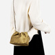 Tianmeiyi Bag féminin Sac nuage de vache de vache Nouveau sac plié chinois plié petit sac à balle en or sac d'anniversaire cadeau pour petite amie Olive Green